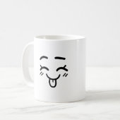 Tasse de visage joueuse (Devant gauche)