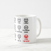 Tasse "de visages de tisonnier"/tasse (Devant droit)