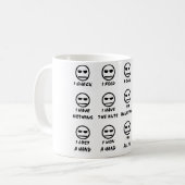 Tasse "de visages de tisonnier"/tasse (Devant gauche)