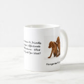 Tasse de Vizsla de Hongrois - avec deux images et (Devant droit)