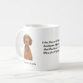 Tasse de Vizsla de Hongrois - avec deux images et (Devant gauche)