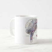 Tasse de voies de cerveau (Devant gauche)