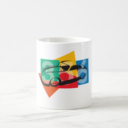tasse de voiture de sport (Centre)