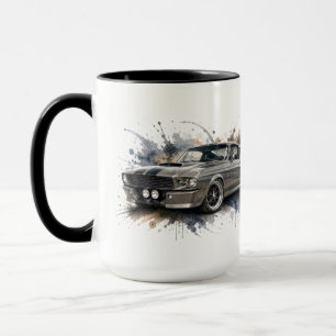 Tasse de voiture musculaire américaine
