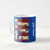 Tasse de vote de singe en chaussette (Devant gauche)