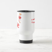 Tasse de voyage Amour & Cœurs (Centre)