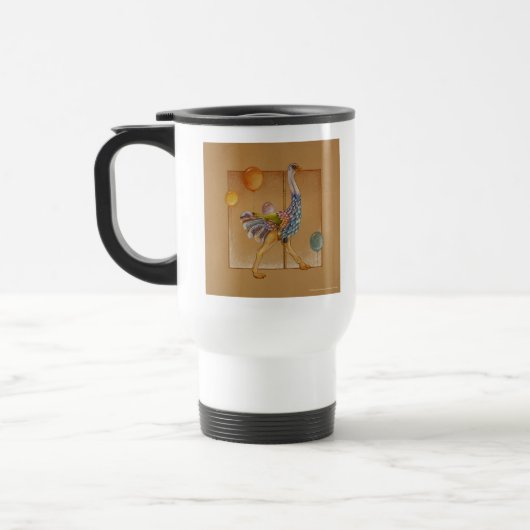 Tasse de voyage - Autruche de carrousel (Gauche)