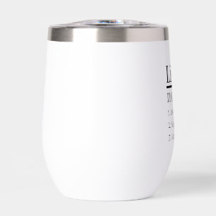 Tasse de voyage avec définition de nom personnalis