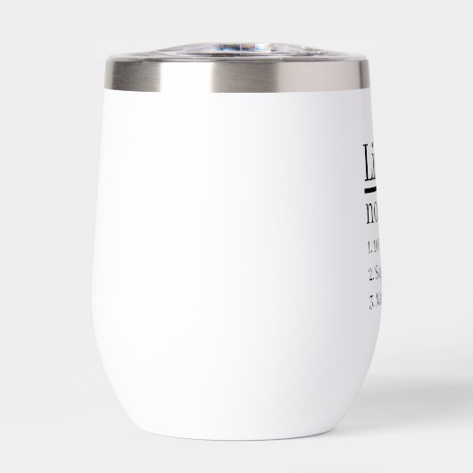 Tasse de voyage avec définition de nom personnalis (Avant)