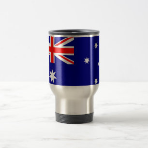 Tasse de voyage avec le drapeau de l'Australie