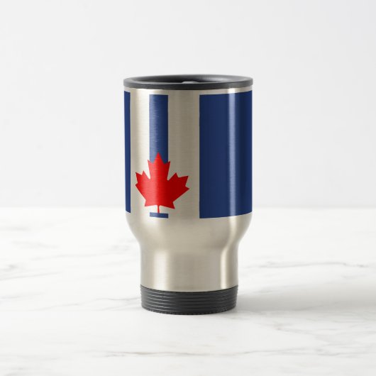 Tasse de voyage avec le drapeau de Toronto, Canada (Centre)