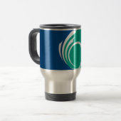 Tasse de voyage avec le drapeau d'Ottawa, Canada (Devant gauche)