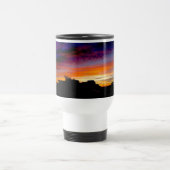 Tasse de voyage avec poignée et photo coucher de s (Centre)