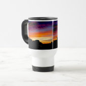 Tasse de voyage avec poignée et photo coucher de s (Devant gauche)