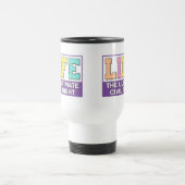 Tasse de voyage avec un message pro-vie. (Centre)