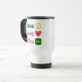 Tasse de voyage avec un message pro-vie. (Devant gauche)
