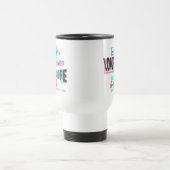 Tasse de voyage avec un message pro-vie. (Centre)