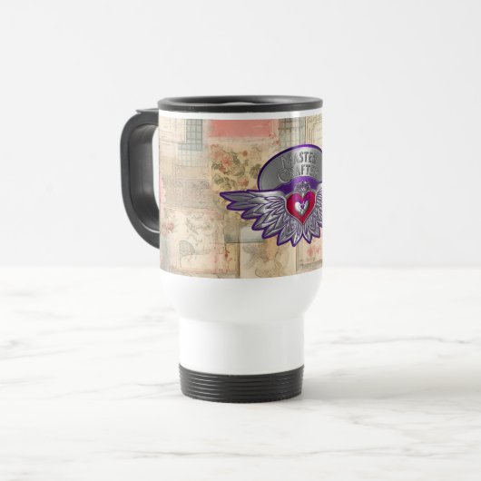 Tasse de voyage Badge de maître de la création de  (Devant gauche)