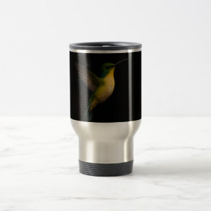 Tasse de voyage Black 4 Luxe avec oiseau en vol