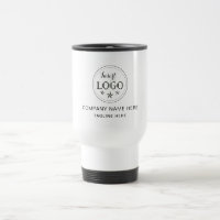 Tasse de voyage blanche personnalisée pour entrepr