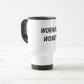 Tasse de voyage Caffeine & Chaos (Devant gauche)