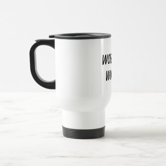 Tasse de voyage Caffeine & Chaos (Gauche)