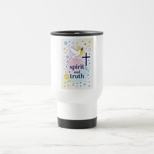 Tasse de voyage chrétienne Esprit et Vérité (Centre)