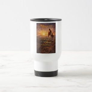 Tasse de voyage chrétienne Philippiens 4:13