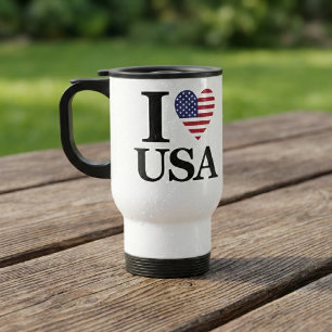 Tasse de voyage "Cœur de l'Amérique"