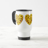 Tasse de voyage Cœurs de Tournesol (Devant gauche)