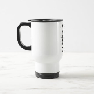 Tasse de voyage : compagnon de café Grumpy Badger