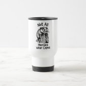 Tasse de voyage : compagnon de café Grumpy Badger (Centre)