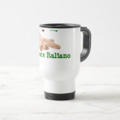 Tasse de voyage comportant le chiot magnifique de (Devant droit)