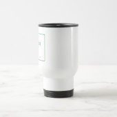 Tasse de voyage d'acier inoxydable (bleu/vert) (Centre)