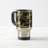 Tasse de voyage d'acier inoxydable de Camo de (Devant gauche)