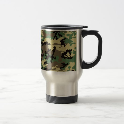 Tasse de voyage d'acier inoxydable de Camo de (Droit)
