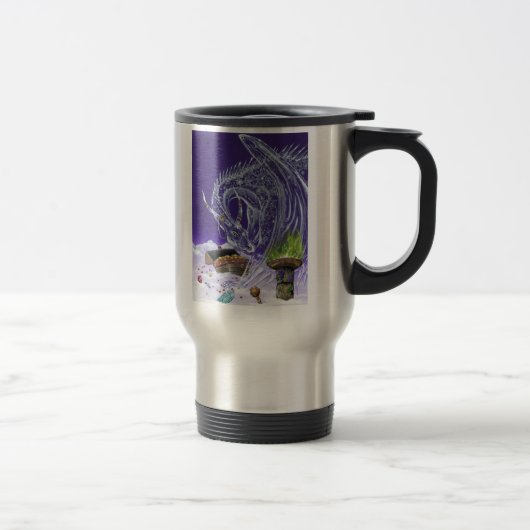 Tasse de voyage d'acier inoxydable de dragon de (Droit)