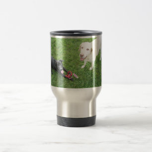 Tasse de voyage d'acier inoxydable de labrador