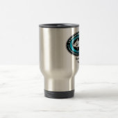 Tasse de voyage d'acier inoxydable de logo de (Centre)