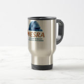 Tasse de voyage d'acier inoxydable de NESRA - (Devant droit)
