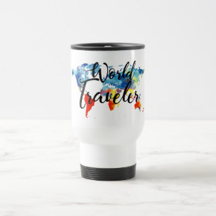 TASSE DE VOYAGE D'ACIER INOXYDABLE DE VOYAGEUR DU