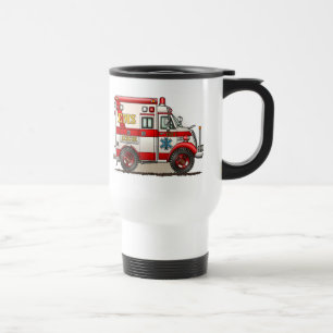 Tasse de voyage d'ambulance de camion de boîte