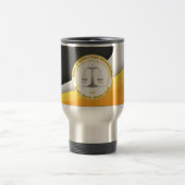 Tasse de voyage d'AMLA - conception d'historique (Centre)