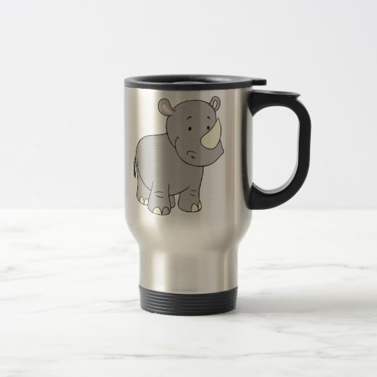 Tasse de voyage d'amour de rhinocéros (Droit)