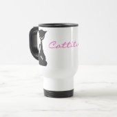 Tasse de voyage d'amoureux de les chats de (Devant gauche)