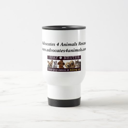 Tasse de voyage d'animaux des avocats 4 (Centre)
