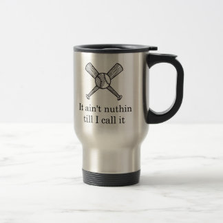 Tasse de voyage d'arbitre de base-ball