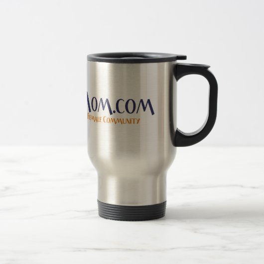Tasse de voyage d'argent de HippyMom (Droit)