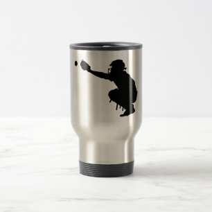 Tasse de voyage d'attrapeur de base-ball