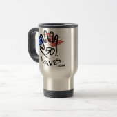 Tasse de voyage de 50 vagues (Devant gauche)
